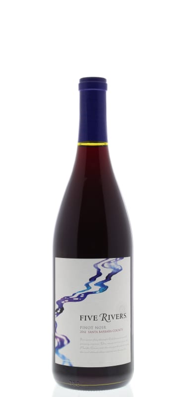 Five Rivers Pinot Noir 2012 Front Bottle Shot