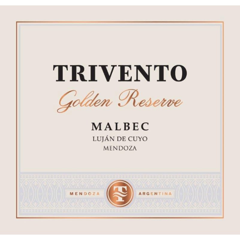Trivento Golden Reserve Malbec 2011 Front Label