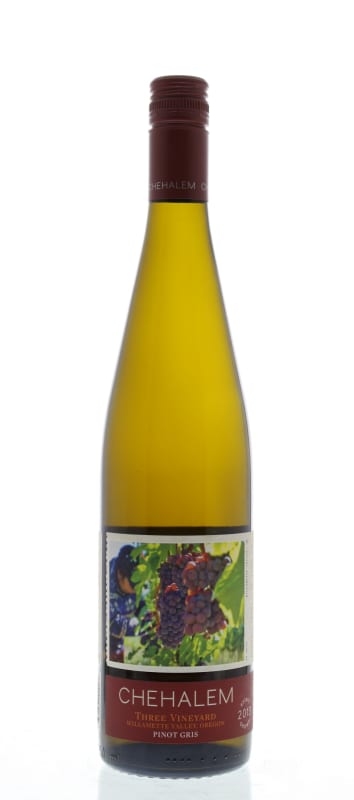 Chehalem 3 Vineyard Pinot Gris 2013 Front Bottle Shot