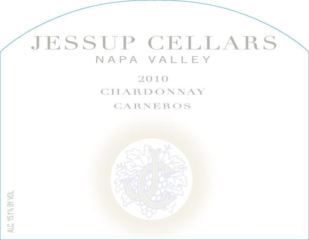 Jessup Chardonnay 2010 Front Label