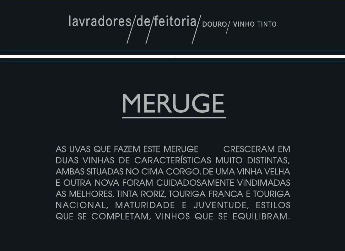 Lavradores de Feitoria Meruge 2010 Front Label