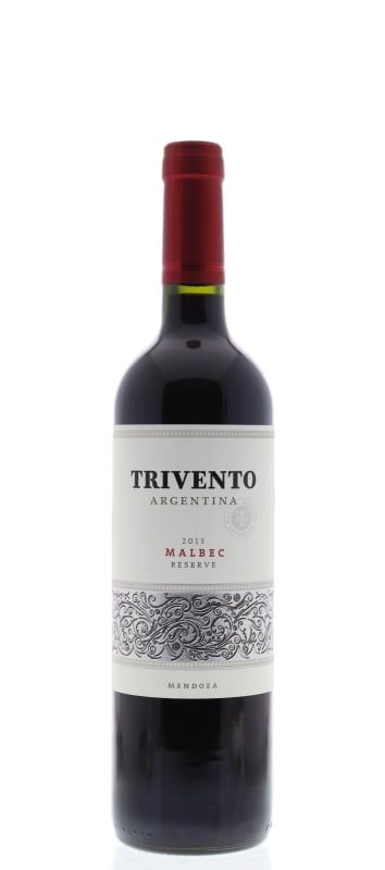 Trivento Reserve Malbec 2013 Front Bottle Shot