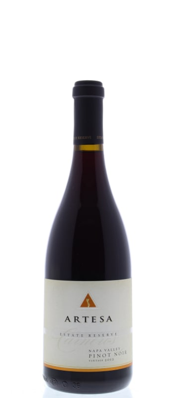 Artesa Estate Reserve Pinot Noir 2012 Front Bottle Shot