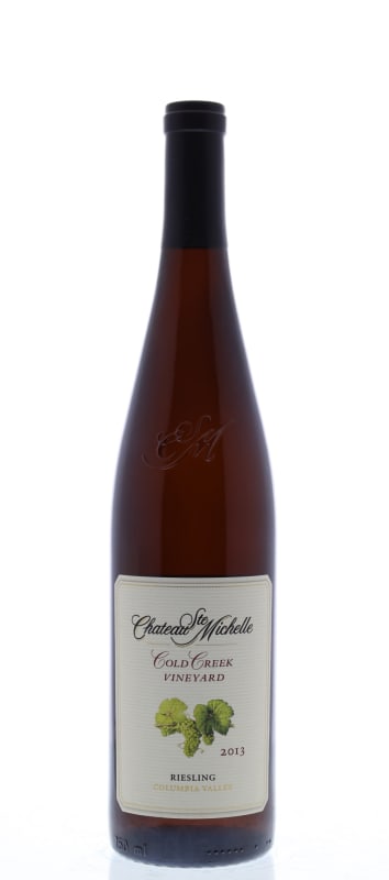 Chateau Ste. Michelle Cold Creek Vineyard Riesling 2013 Front Bottle Shot