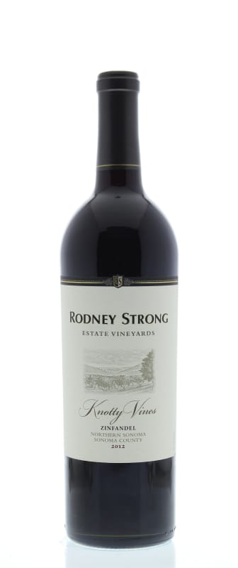 Rodney Strong Estate Knotty Vines Zinfandel 2012 Front Bottle Shot