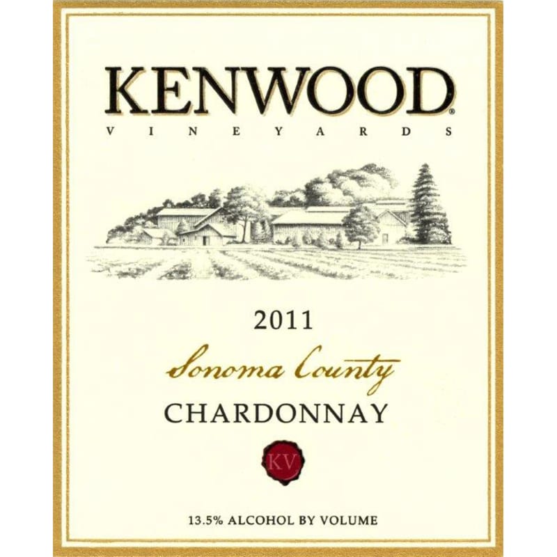 Kenwood Sonoma County Chardonnay 2012 Front Label