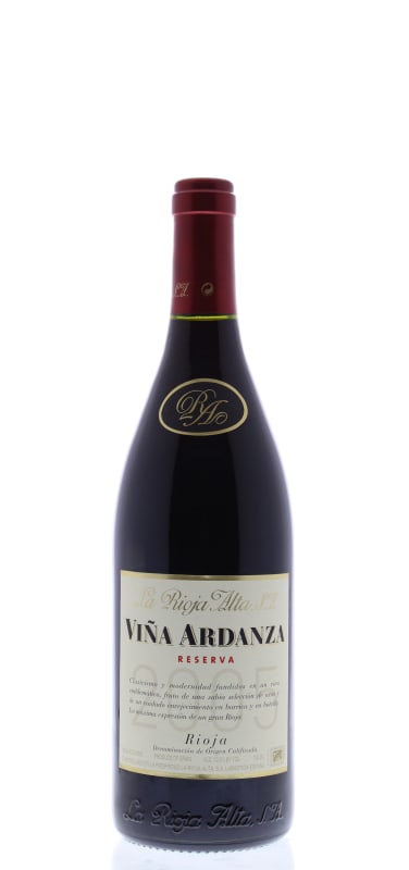 La Rioja Alta Vina Ardanza Reserva 2005 Front Bottle Shot