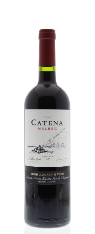 Catena Malbec 2012 Front Bottle Shot