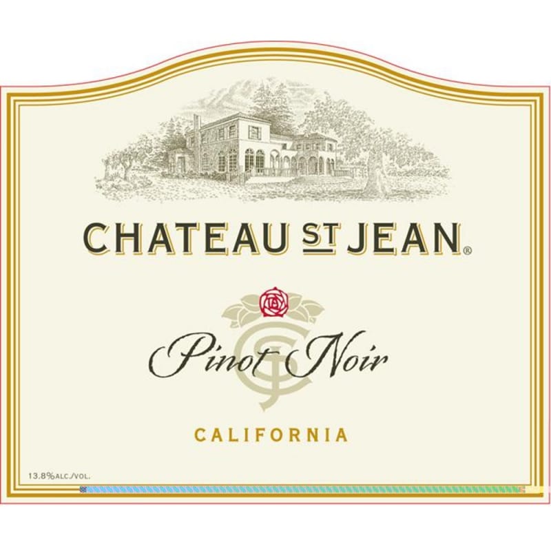 Chateau St. Jean California Pinot Noir 2011 Front Label