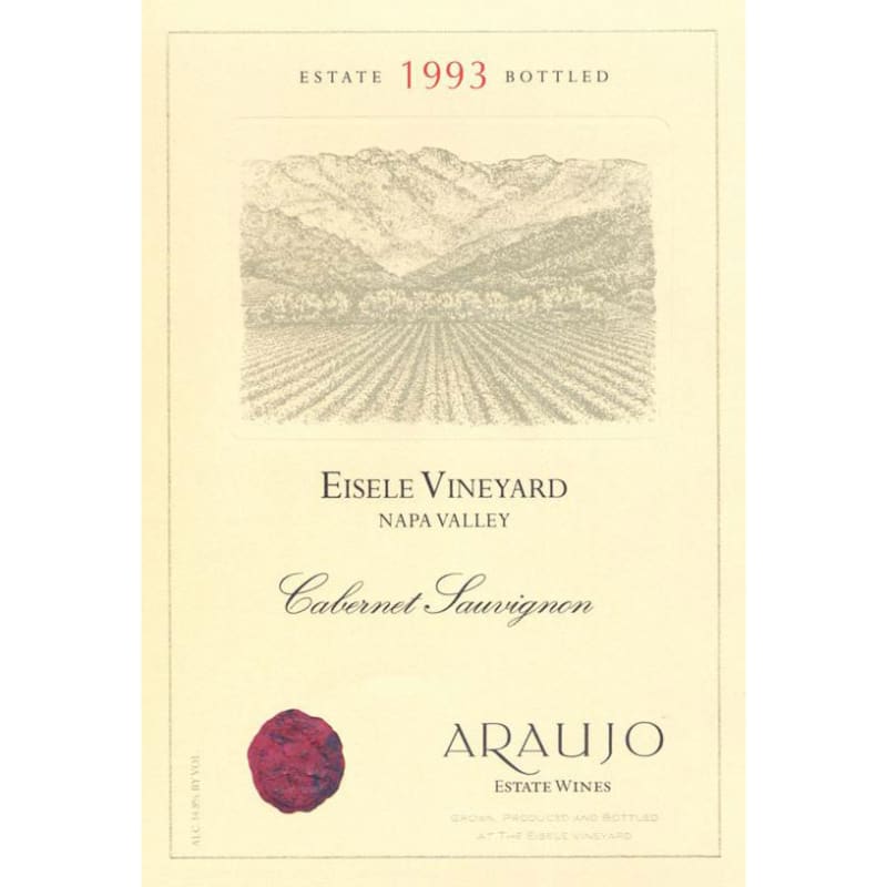 Araujo Eisele Vineyard Cabernet Sauvignon (1.5 Liter Magnum) 1993 Front Label