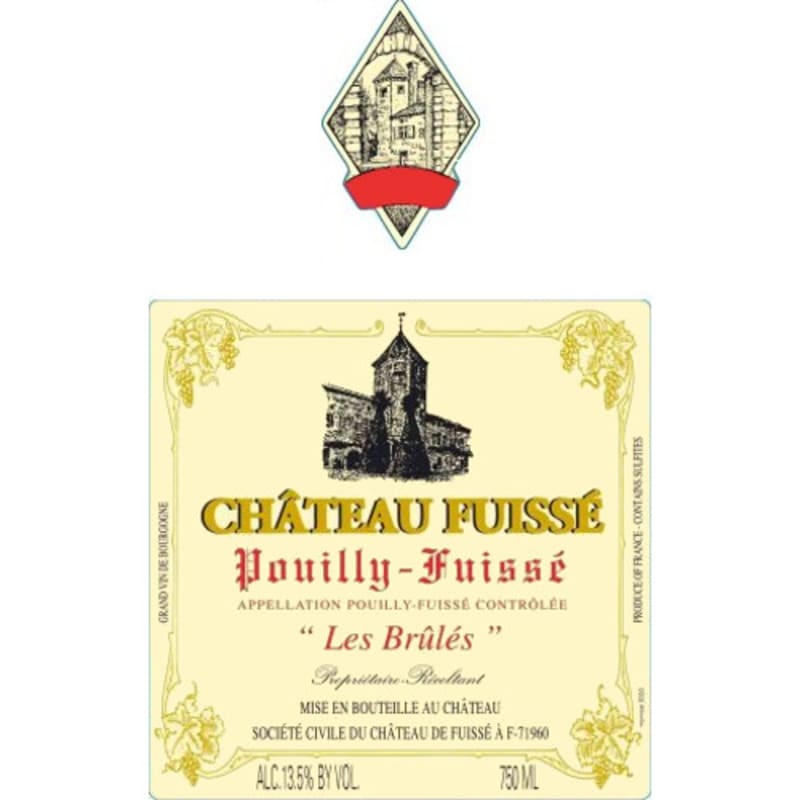 Chateau Fuisse Pouilly-Fuisse Les Brules 2011 Front Label