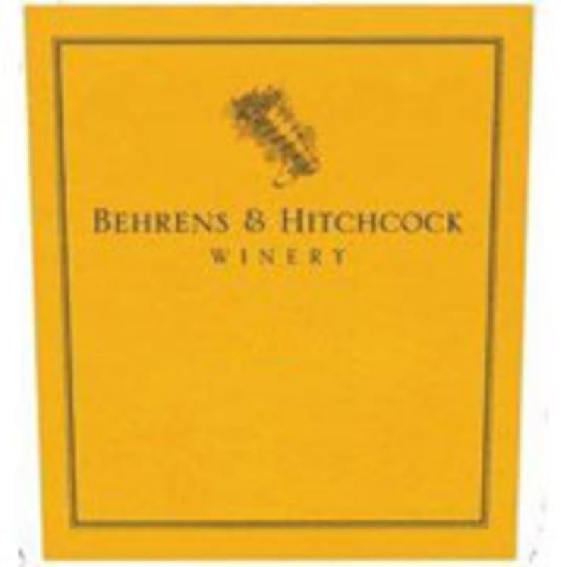 Behrens & Hitchcock Kenefick Ranch Cuvee 1997 Front Label
