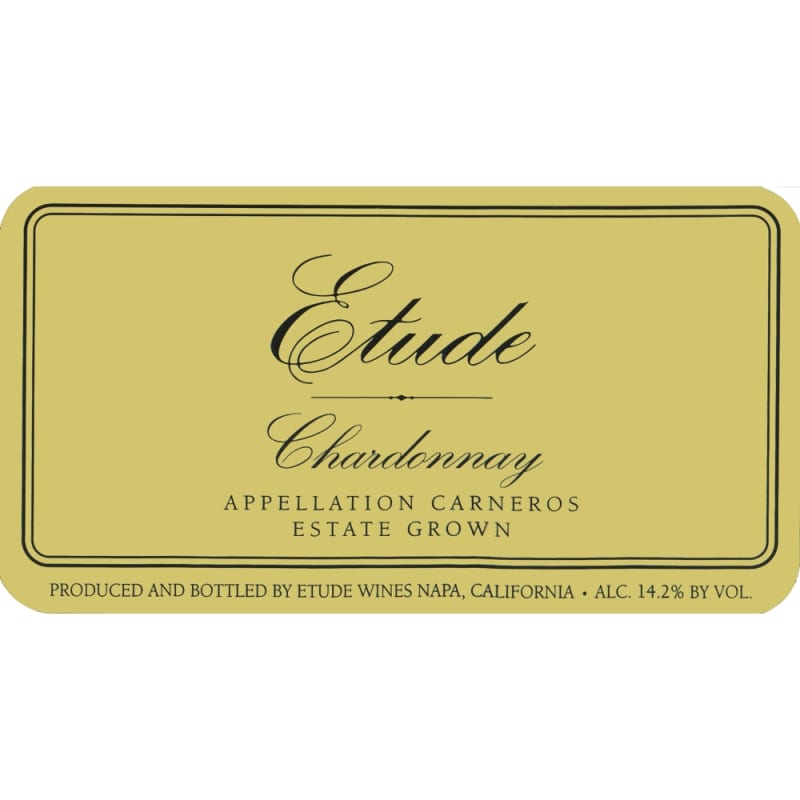 Etude Carneros Estate Chardonnay 2011 Front Label
