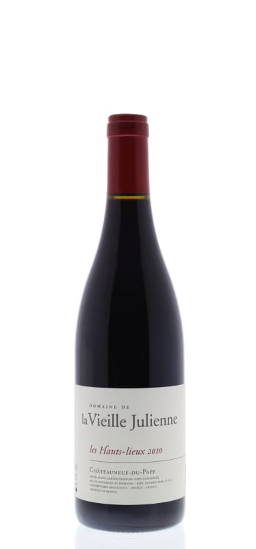 Domaine de la Vieille Julienne Chateauneuf-du-Pape les Hauts-lieux 2010 Front Bottle Shot