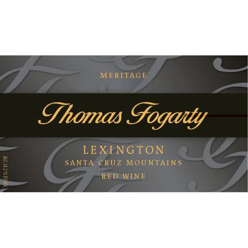 Thomas Fogarty Lexington Santa Cruz Meritage 2008 Front Label