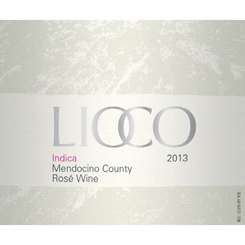 Lioco Indica Rose 2013 Front Label