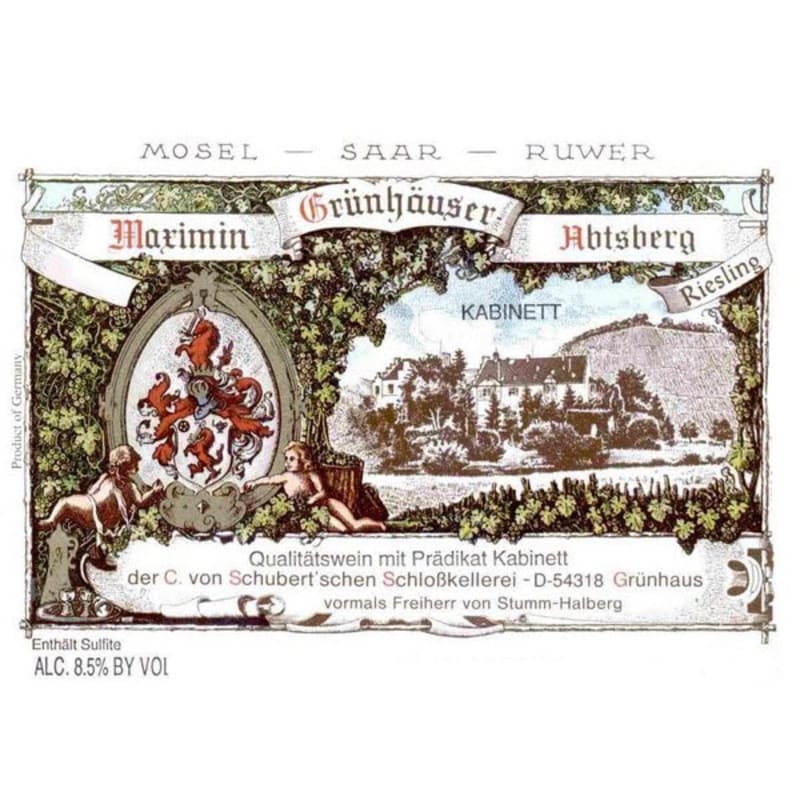 Maximin Grunhaus Herrenberg Riesling Kabinett 2012 Front Label