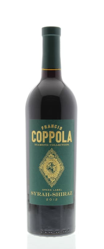 Francis Ford Coppola Diamond Collection Syrah-Shiraz 2012 Front Bottle Shot