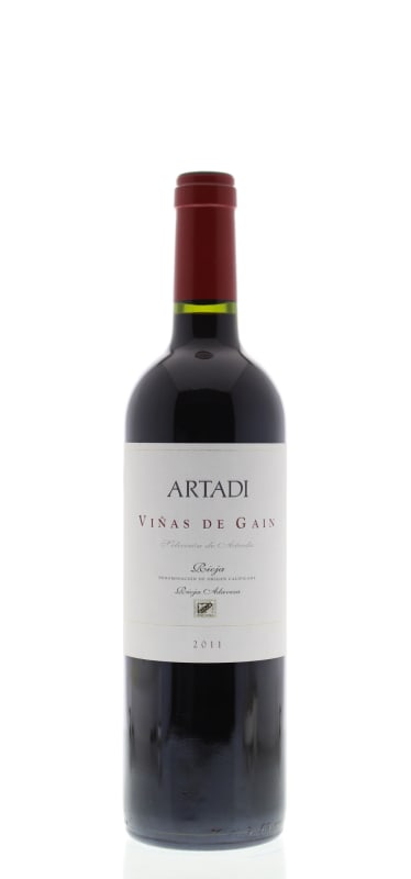 Artadi Vinas de Gain 2011 Front Bottle Shot