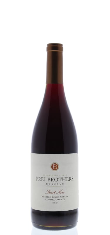 Frei Brothers Reserve Russian River Pinot Noir 2012 Front Bottle Shot