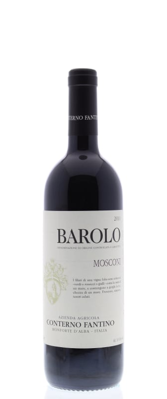 Conterno Fantino Barolo Mosconi Vigna Ped 2010 Front Bottle Shot