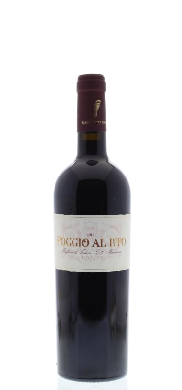 Tenuta Sette Ponti Poggio Al Lupo 2012 Front Bottle Shot
