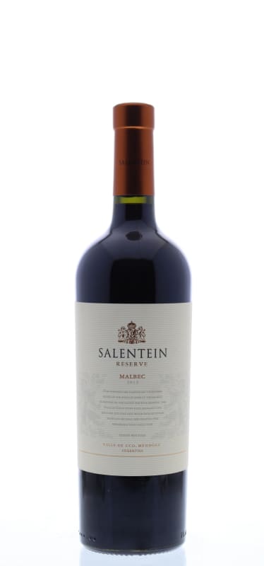 Salentein Reserve Malbec 2013 Front Bottle Shot