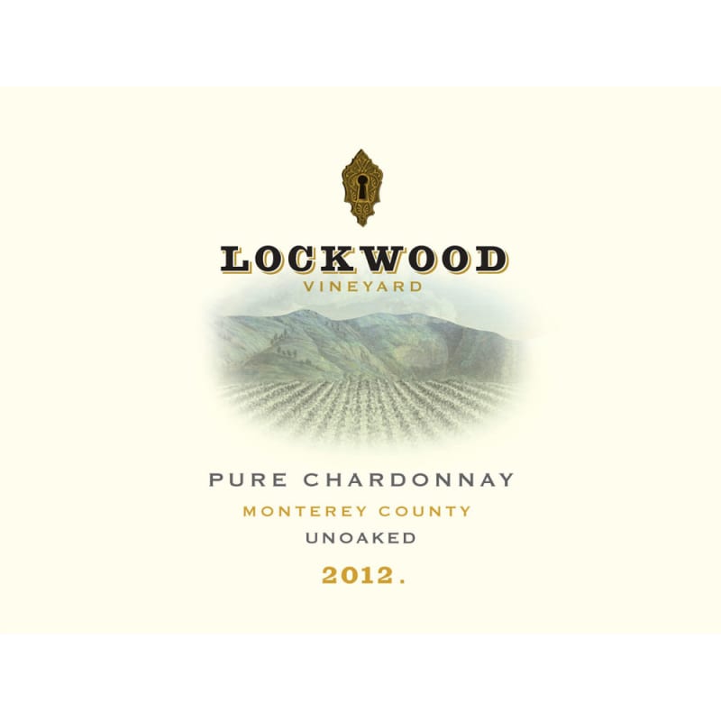 Lockwood Pure Unoaked Chardonnay 2012 Front Label
