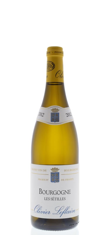 Olivier Leflaive Bourgogne Blanc Les Setilles 2012 Front Bottle Shot