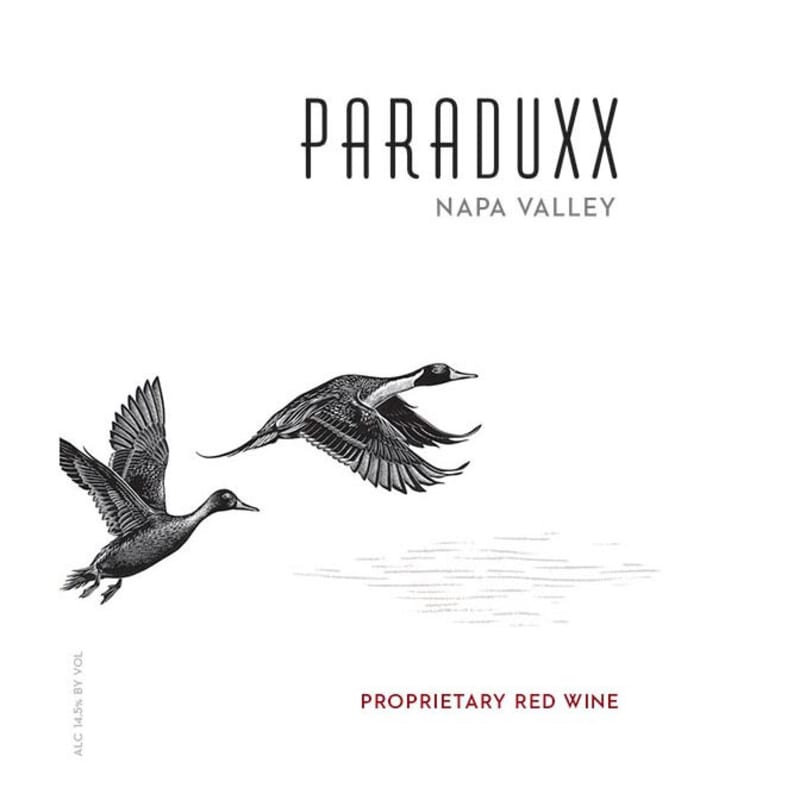 Paraduxx Proprietary Red 2010 Front Label