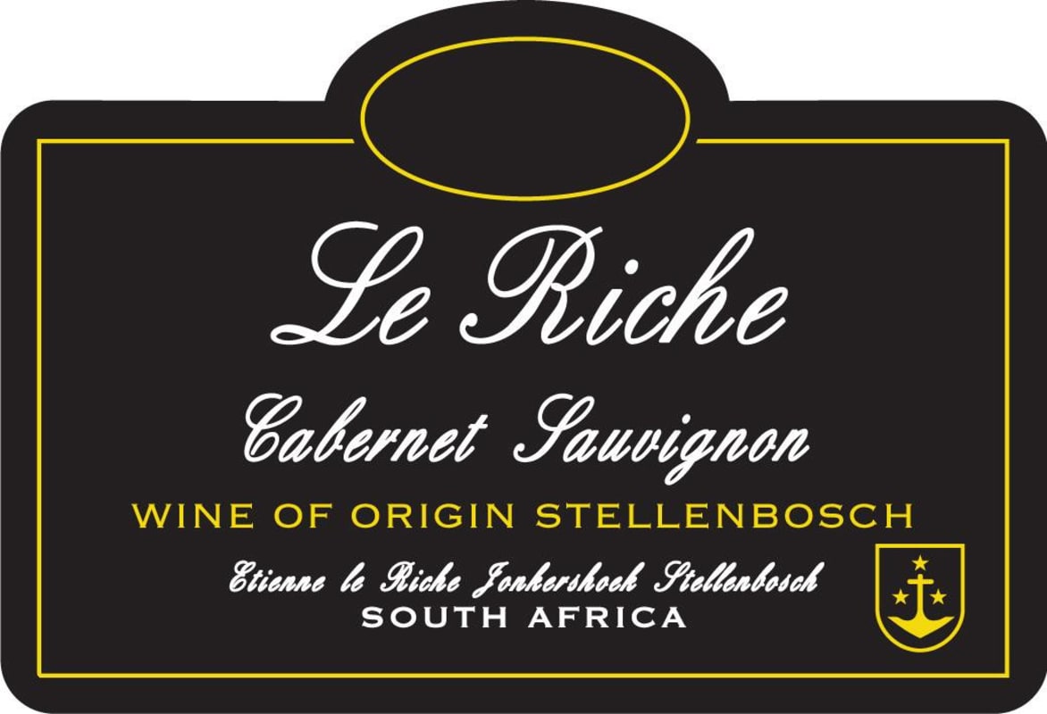 Le Riche Cabernet Sauvignon 2010 Front Label