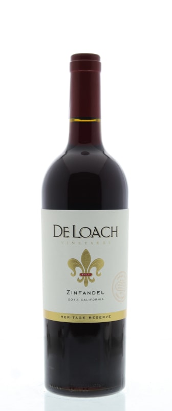 DeLoach Heritage Reserve Zinfandel 2013 Front Bottle Shot