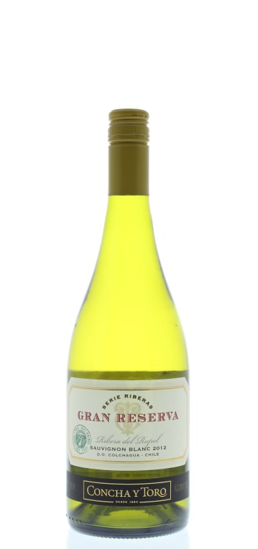 Concha y Toro Gran Reserva Sauvignon Blanc 2012 Front Bottle Shot