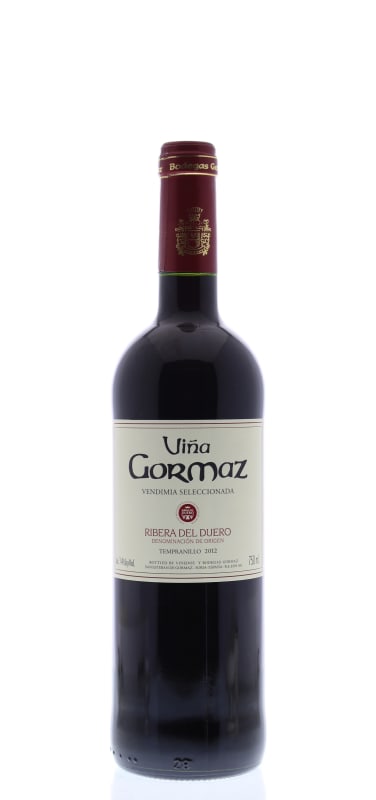 Vina Gormaz Tempranillo 2012 Front Bottle Shot
