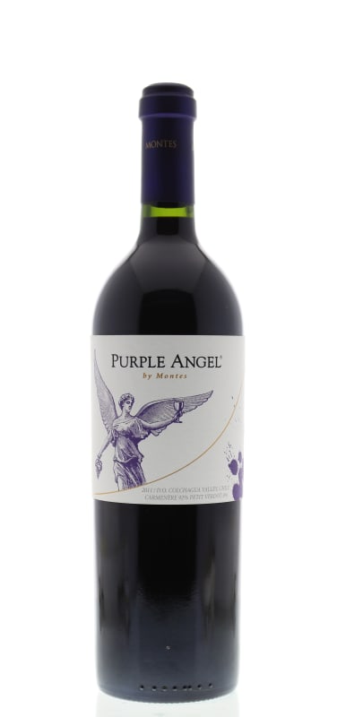 Montes Purple Angel Apalta Vineyard Carmenere 2011 Front Bottle Shot