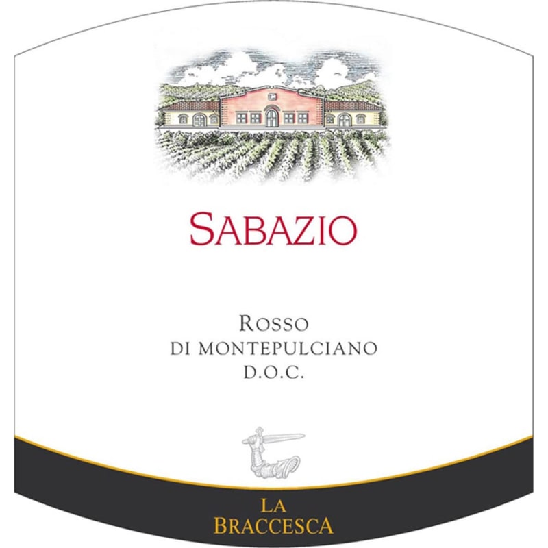 La Braccesca Sabazio Rosso di Montepulciano 2011 Front Label