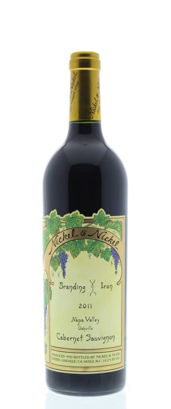 Nickel & Nickel Branding Iron Cabernet Sauvignon 2011 Front Bottle Shot