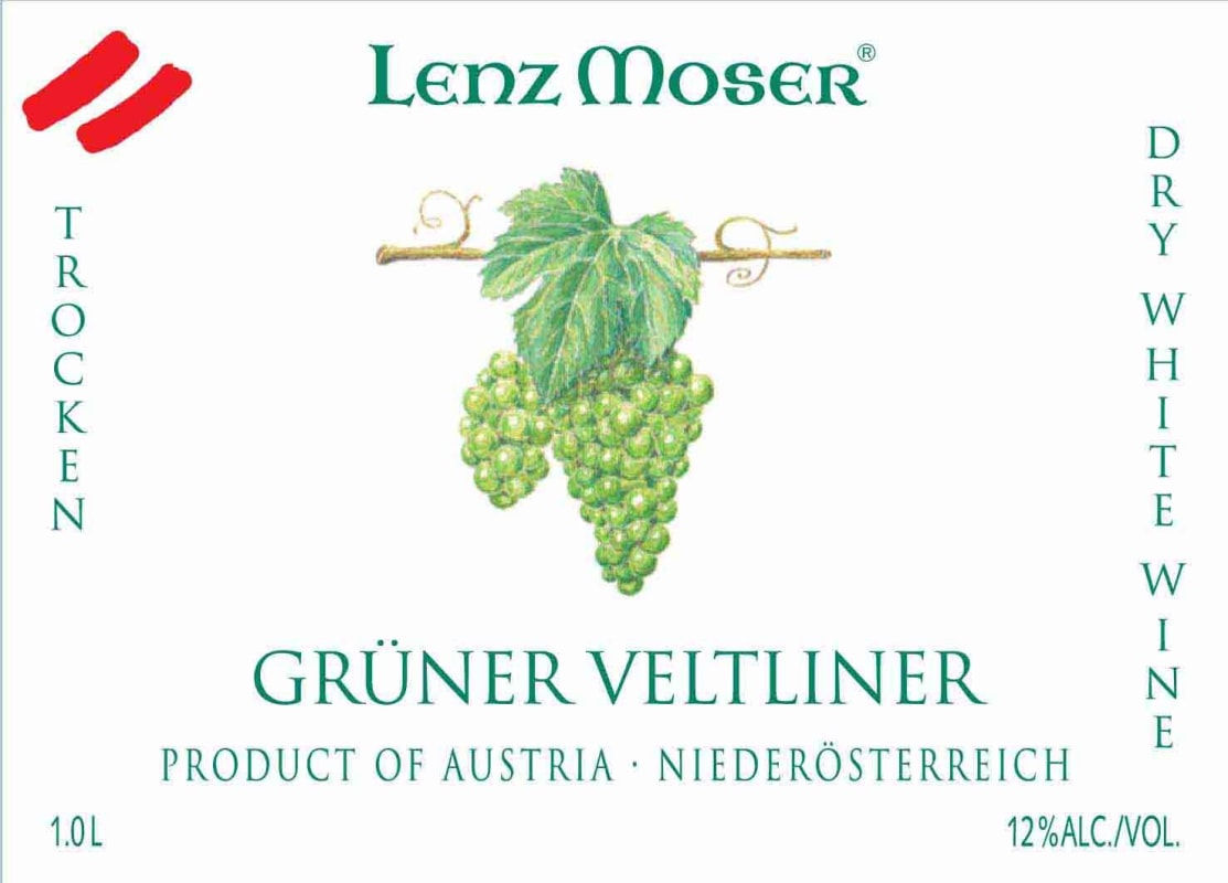 Lenz Moser Gruner Veltliner 2015 Front Label