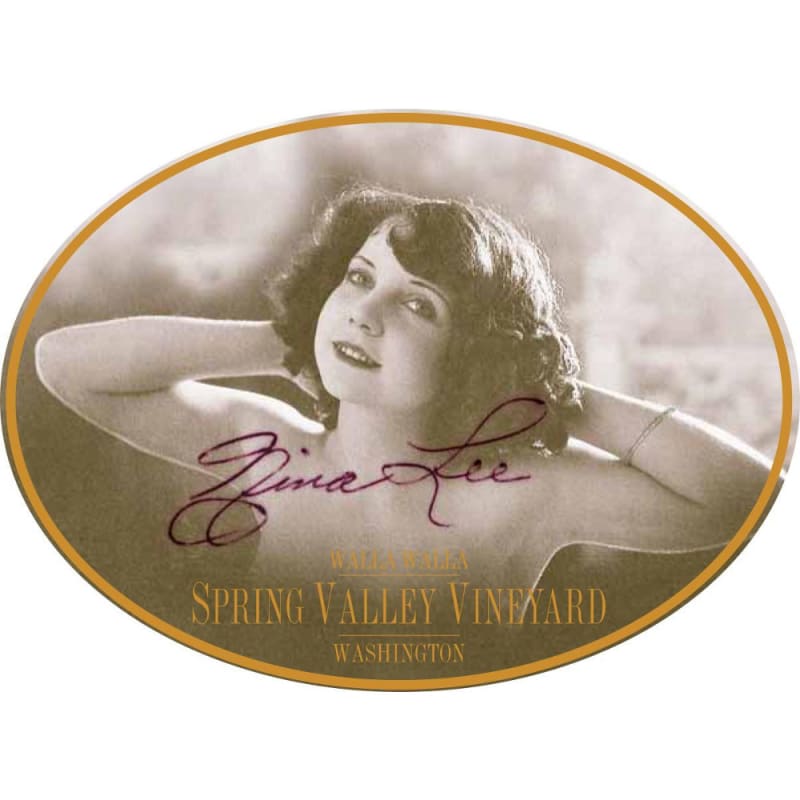 Spring Valley Nina Lee Syrah 2010 Front Label