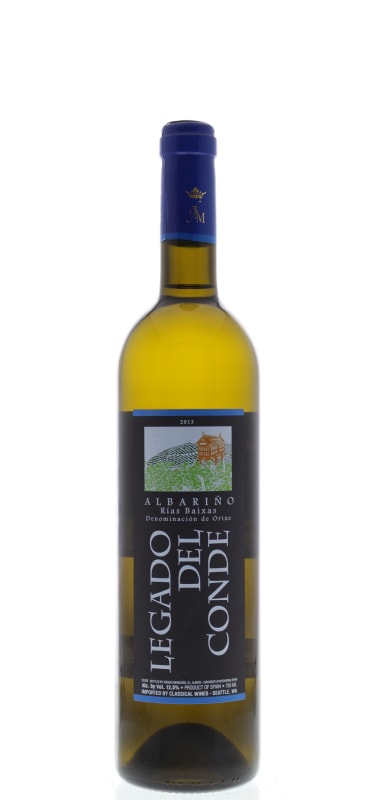 Morgadio Legado del Conde Albarino 2013 Front Bottle Shot