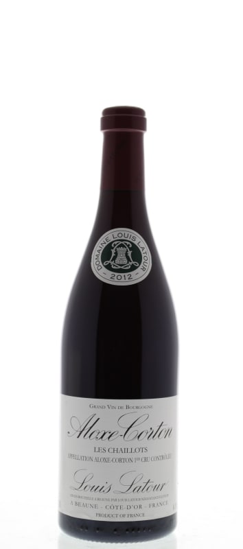 Louis Latour Aloxe-Corton Les Chaillots Premier Cru 2012 Front Bottle Shot