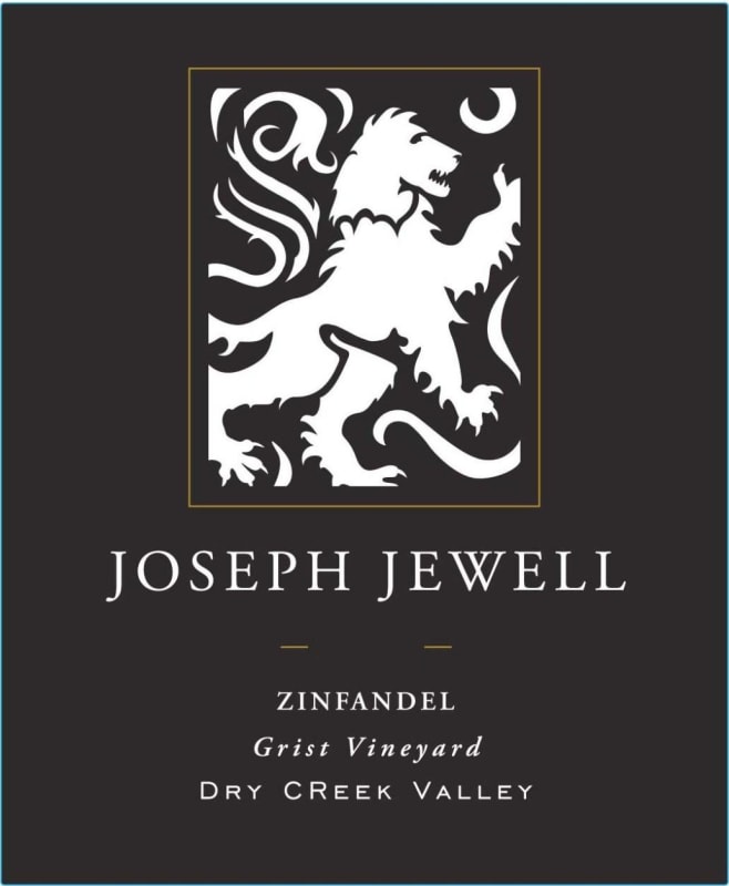 Joseph Jewell Grist Vineyard Zinfandel 2011 Front Label
