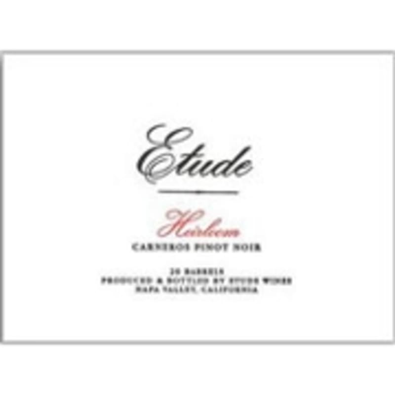 Etude Heirloom Pinot Noir 2004 Front Label
