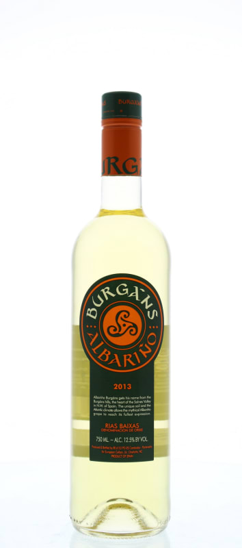 Burgans Albarino 2013 Front Bottle Shot