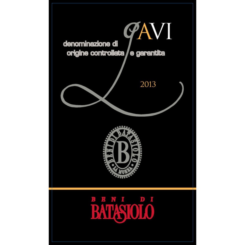 Beni di Batasiolo Gavi 2013 Front Label