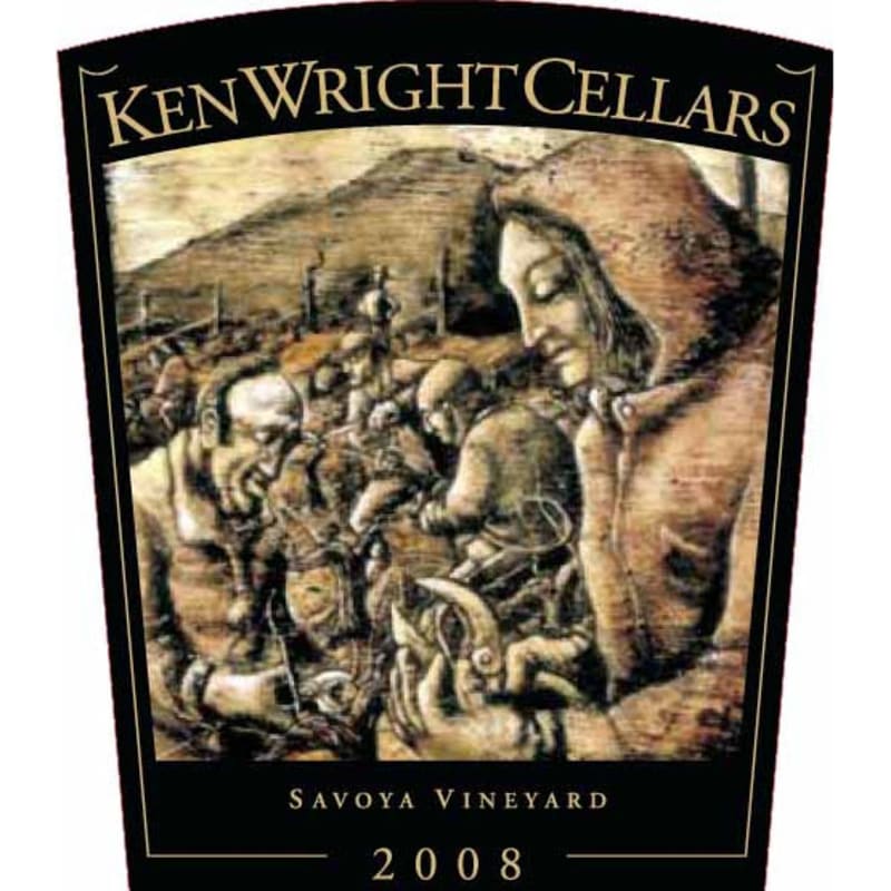 Ken Wright Cellars Savoya Vineyard Pinot Noir (1.5L Magnum) 2008 Front Label