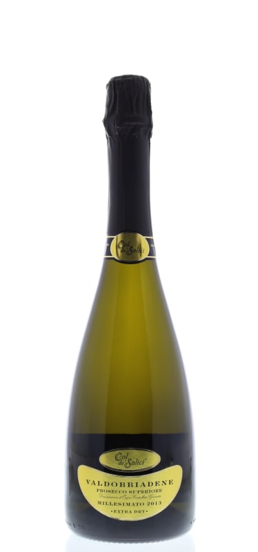 Col de Salici Extra Dry Prosecco Superiore 2012 Front Bottle Shot