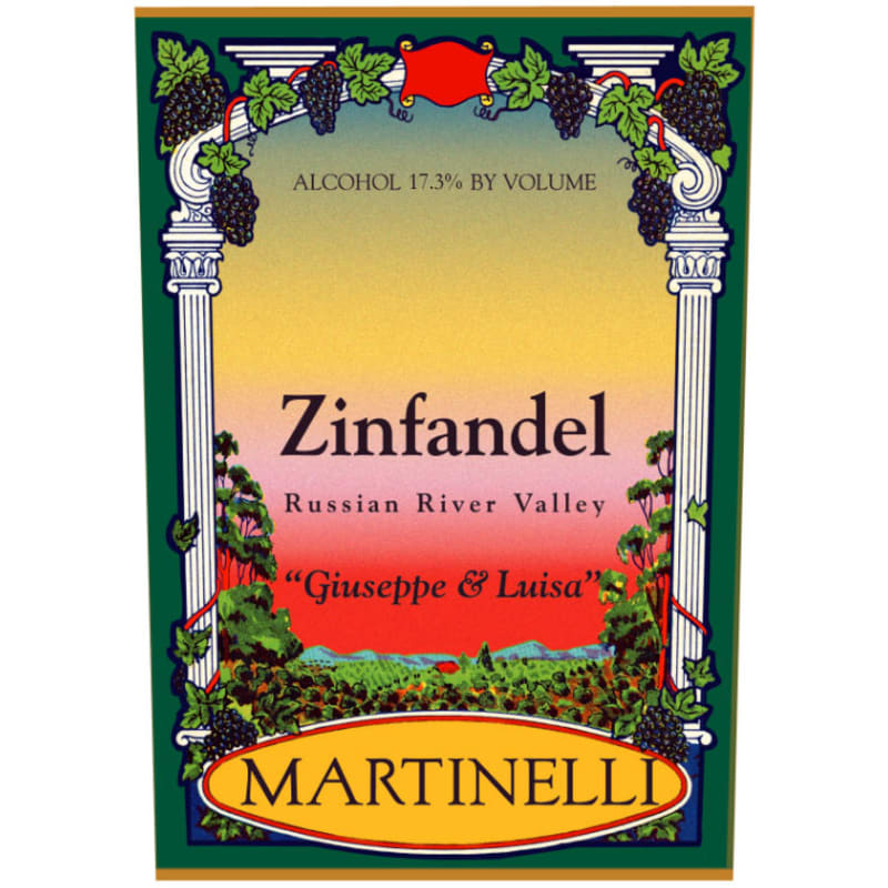 Martinelli Giuseppe and Luisa Zinfandel (1.5L Magnum) 2004 Front Label