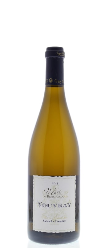 Saget la Perriere Vouvray Marie de Beauregard 2013 Front Bottle Shot