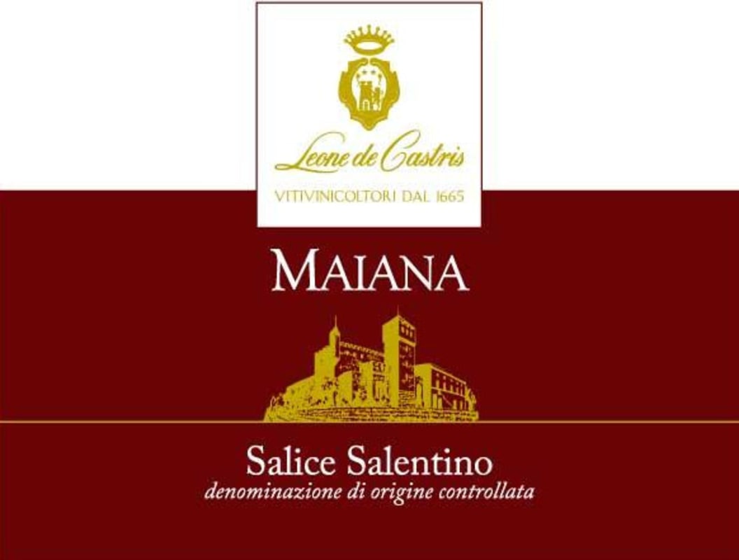 Leone de Castris Salice Salentino Maiana 2011 Front Label